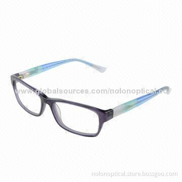 New Style Acetate Optical Frame with Italy Material, Demo Lens, Customized Logo
